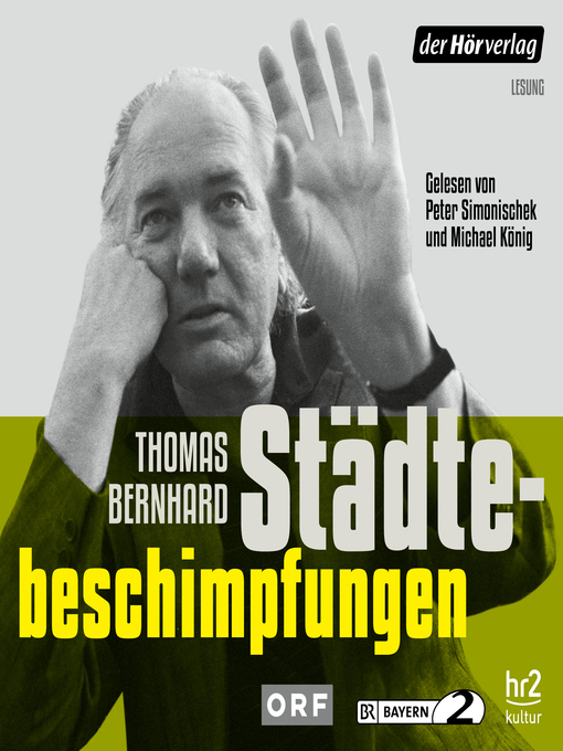 Title details for Städtebeschimpfungen by Thomas Bernhard - Wait list